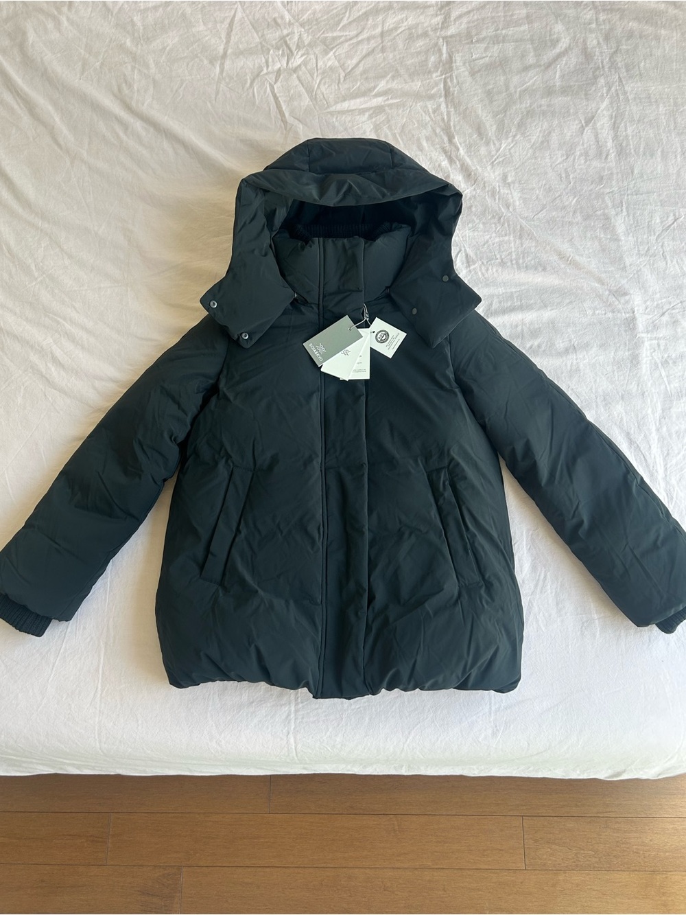 NWT Waterproof Winter Coat with Removable Hood